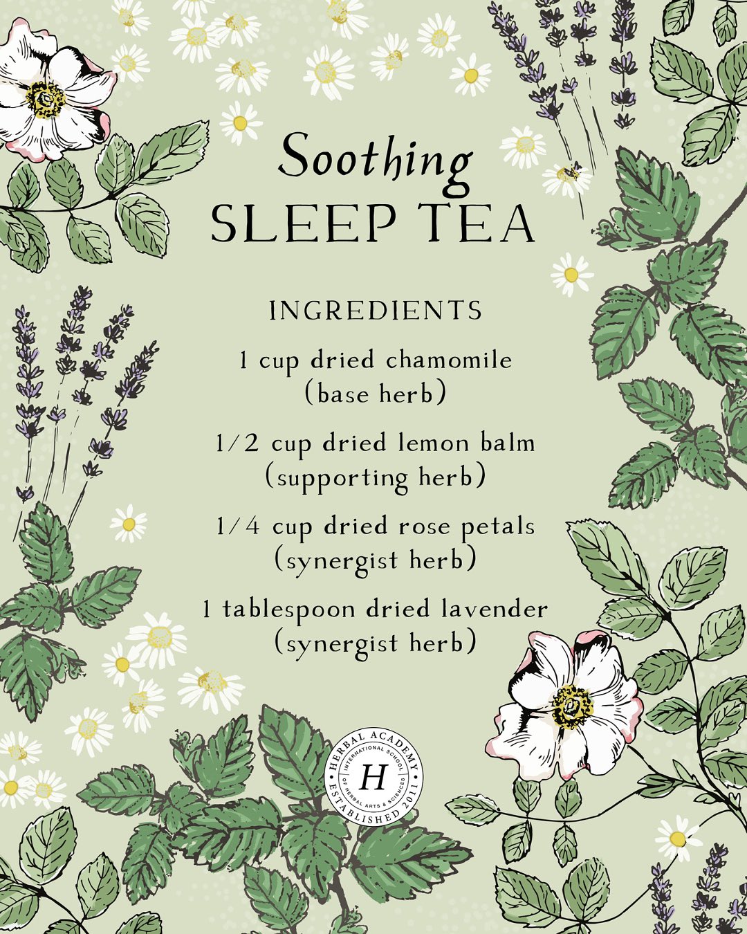 How to Make Your Own Tea Blends + a Soothing Sleep Tea Recipe by Herbal Academy