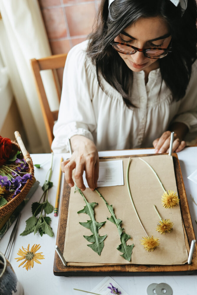 The Herbal Academy Flower Pressing for Herbalists Workshop 