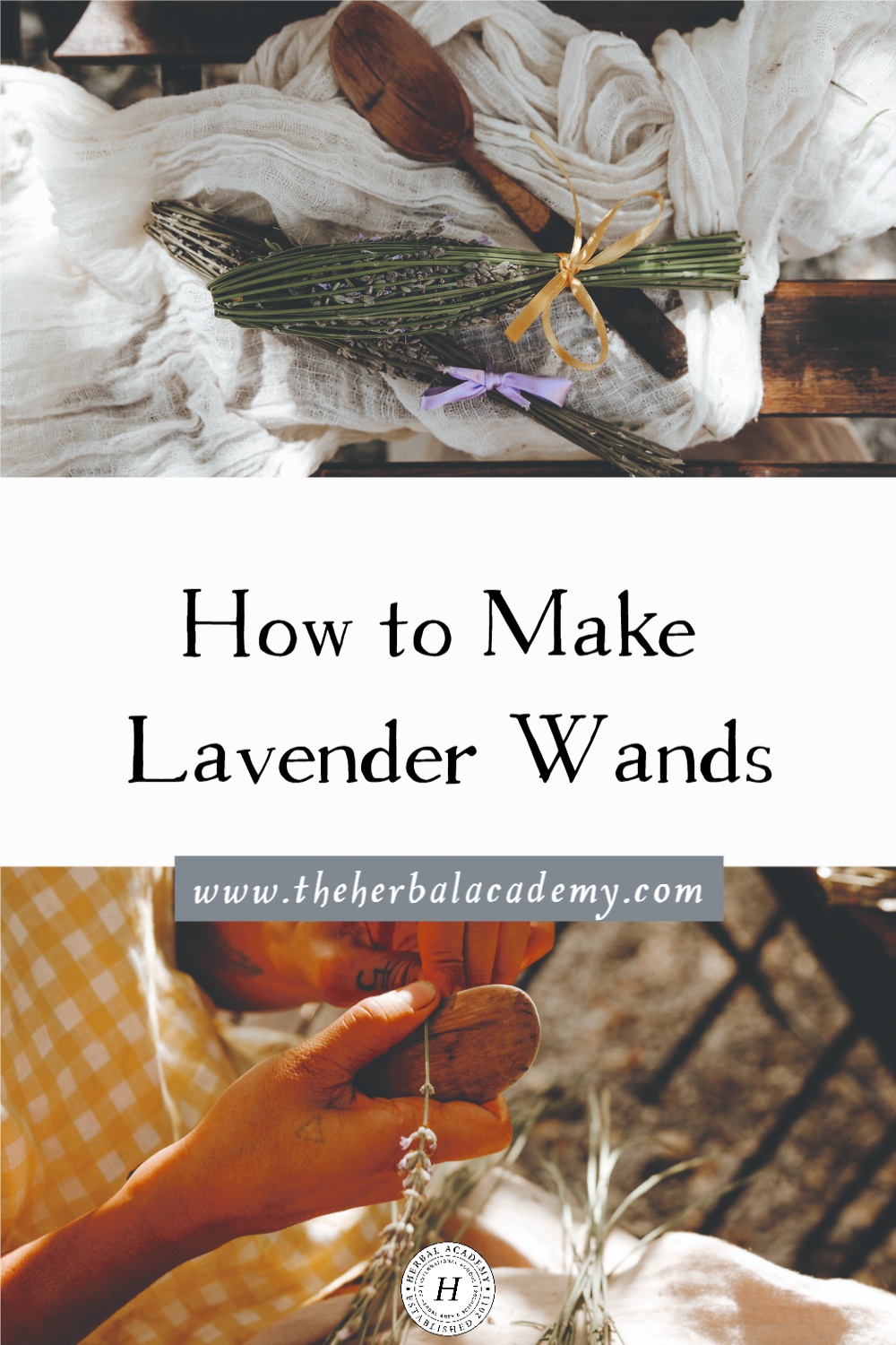How to Make Lavender Wands | Herbal Academy | In this book excerpt written by Cat Seixas, you will learn two easy ways to make lavender wands to capture the sweet fragrance of lavender.