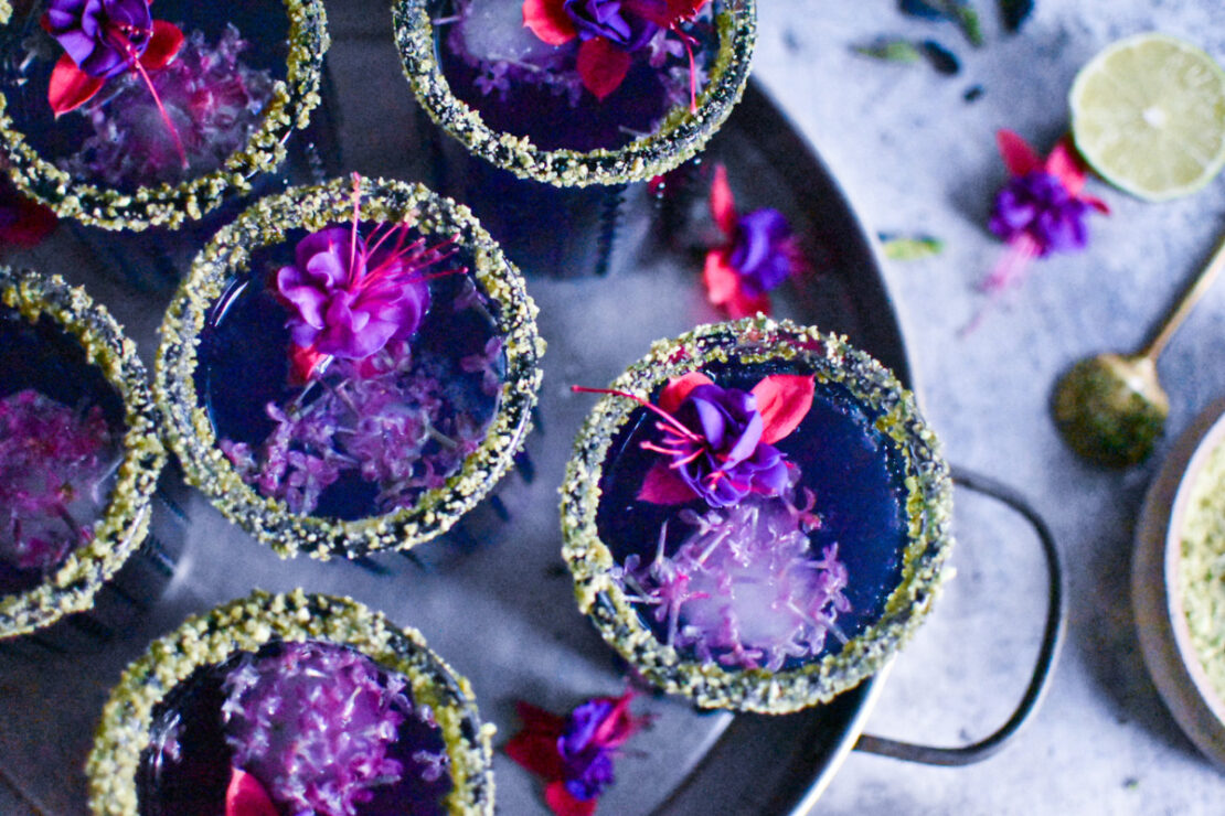 Butterfly Blue Pea Cocktail Cubes