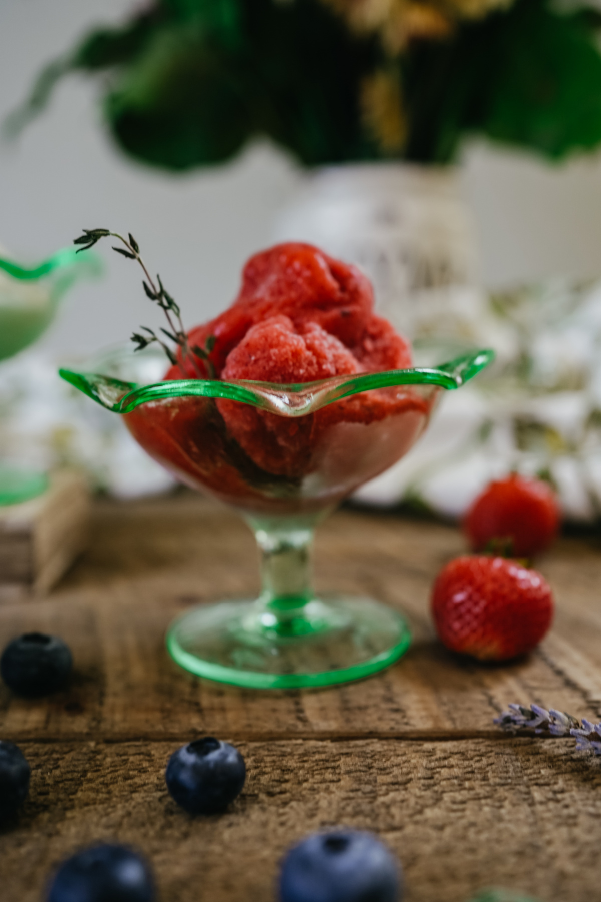 strawberry sorbet