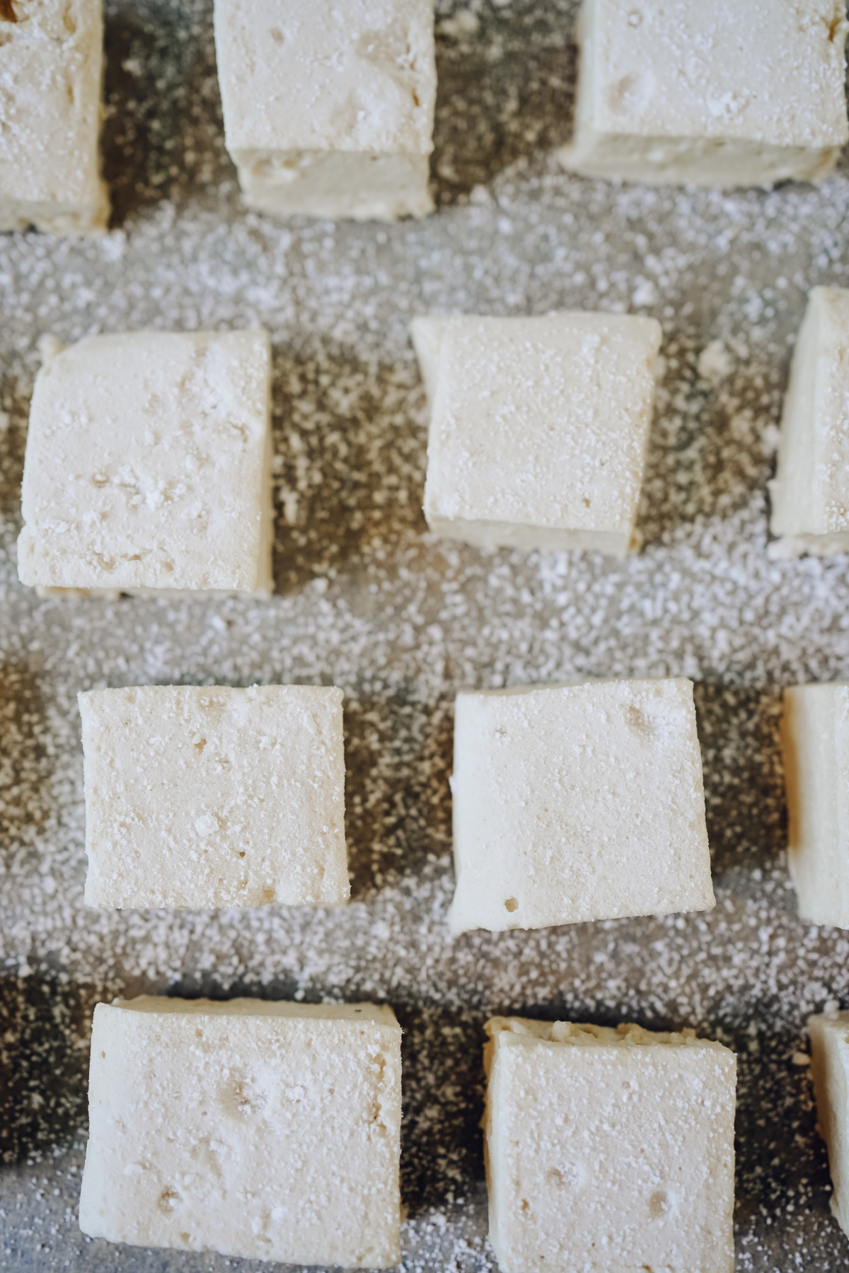 squares of marshmallow root marshmallows