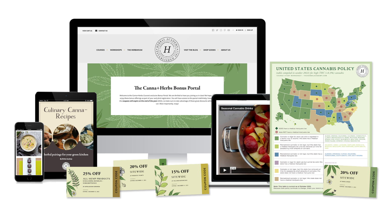 Canna+Herbs Course Herbal Academy