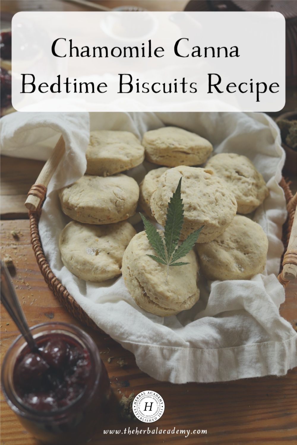 Chamomile Canna Bedtime Biscuits Recipe | Herbal Academy | These savory biscuits with chamomile and cannabis work together to prepare your mind and body for a restful night’s sleep.