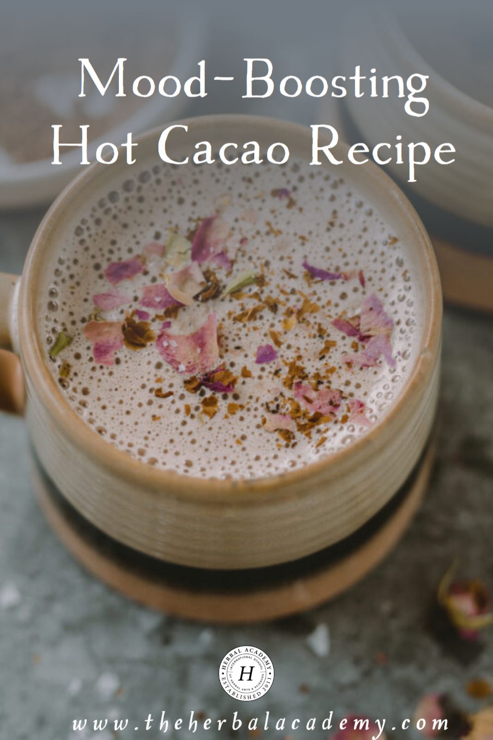 Mood-Boosting Hot Cacao Recipe | Herbal Academy | This mood-boosting cacao can be a great holistic pick-me-up, as it not only tastes fantastic but its ingredients support mood and mental well-being.