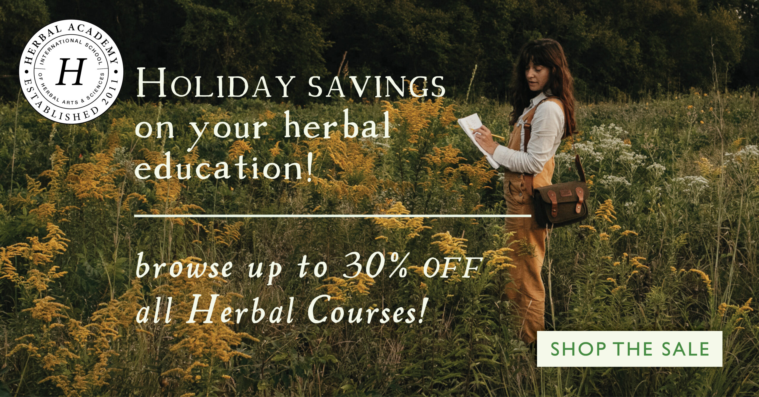 Holiday Savings on your Herbal Education!