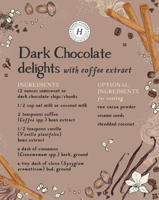 How to Make Coffee Extract + A Dark Chocolate Delights Recipe Herbal