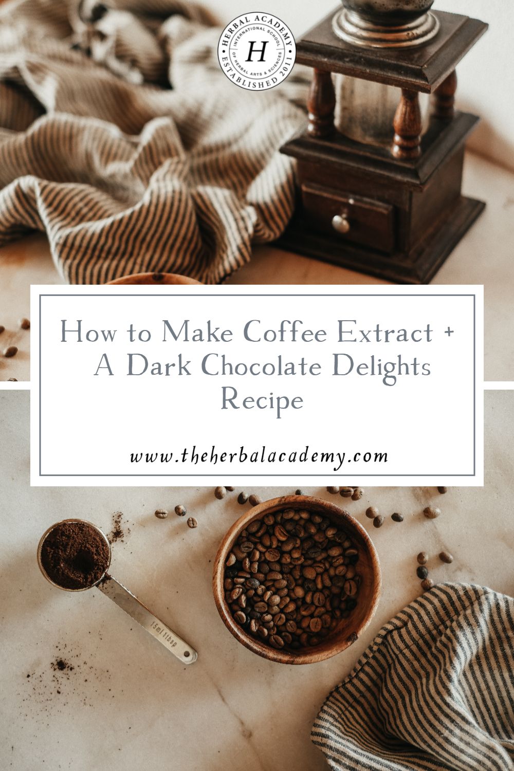 How to Make Coffee Extract + A Dark Chocolate Delights Recipe | Herbal Academy | Turning ground coffee beans into coffee extract is one way to enjoy the taste and benefits of coffee and make tasty chocolate delights!