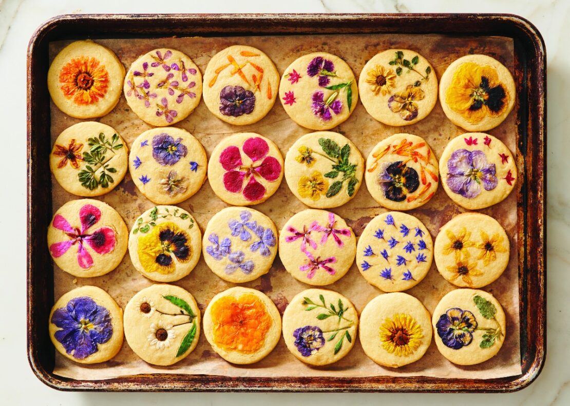 Edible Flower-Pressed Shortbread Cookies – Herbal Academy