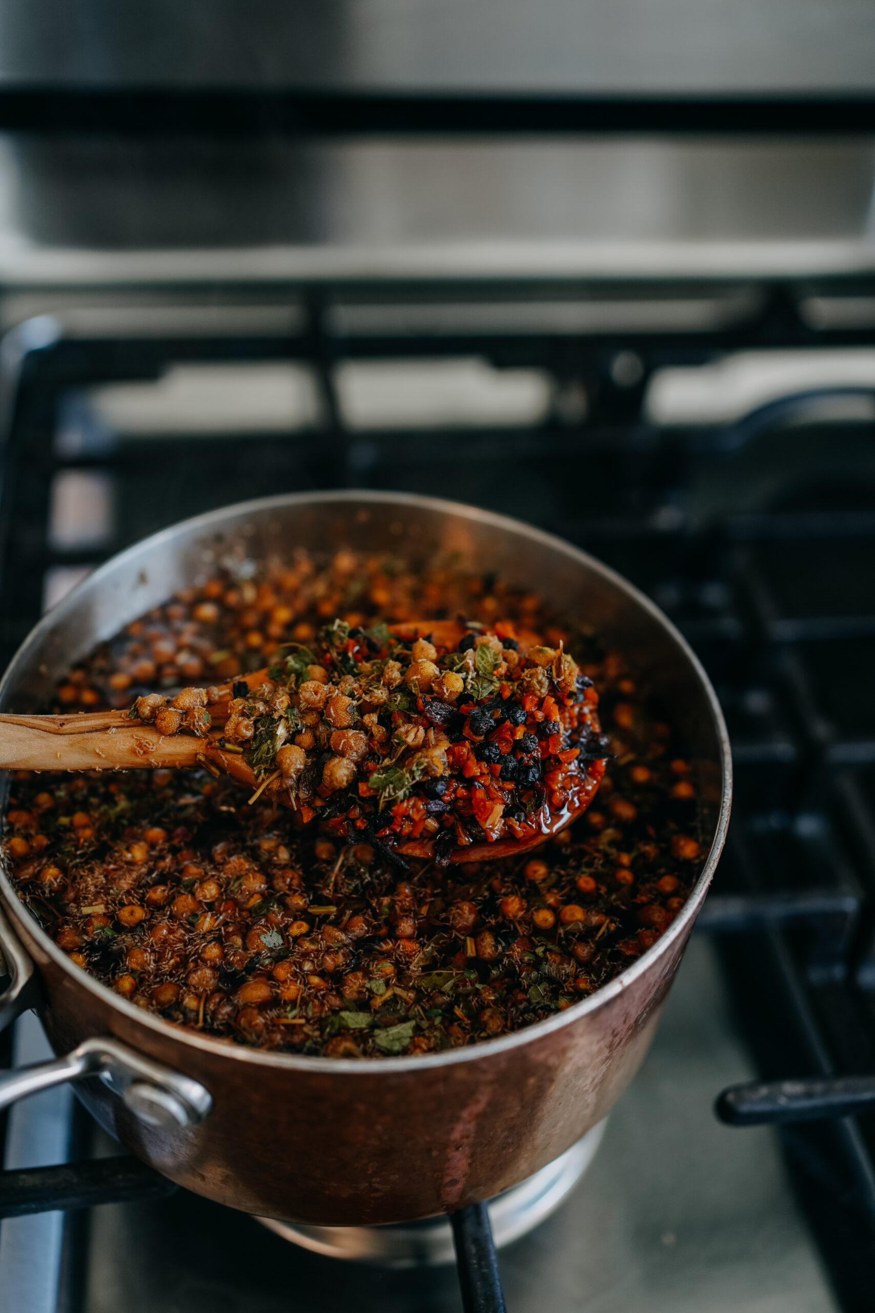 cooked herbs for herbal power punch