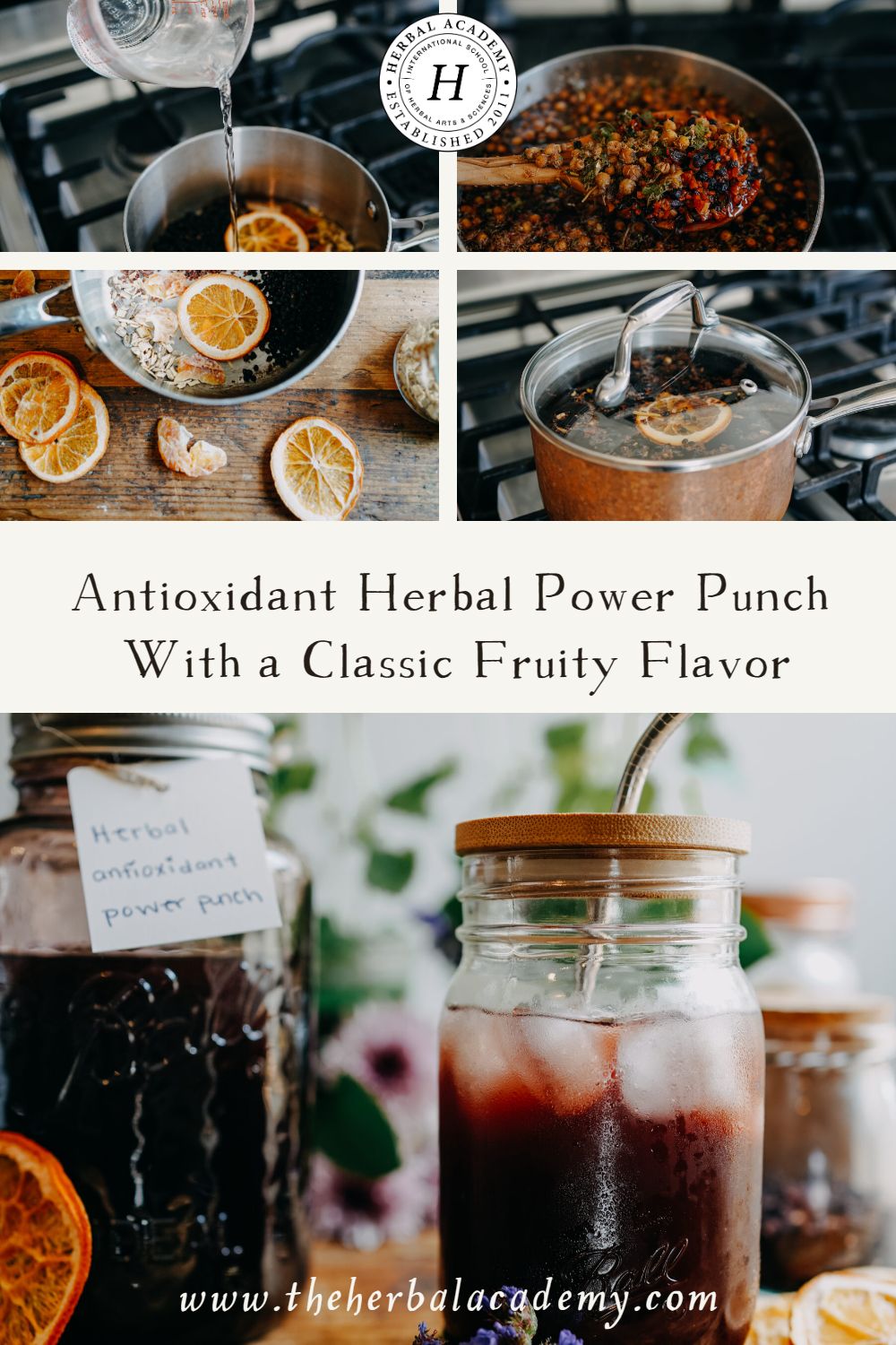 Antioxidant Herbal Power Punch With a Classic Fruity Flavor | Herbal Academy | This herbal power punch has a full range of fruit flavors and enough sweet to balance the tang, you’ll be reaching for this again and again.