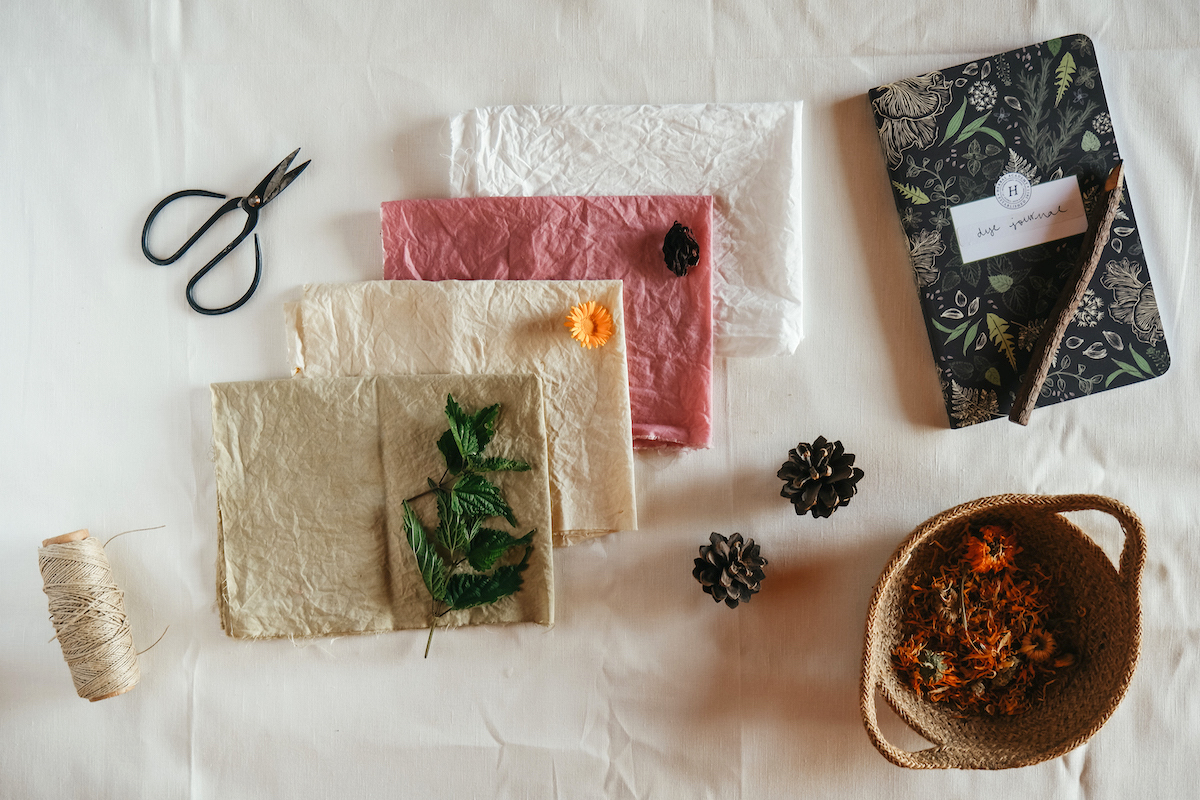 Natural Dyes Workshop by Herbal Academy - botanical dyeing