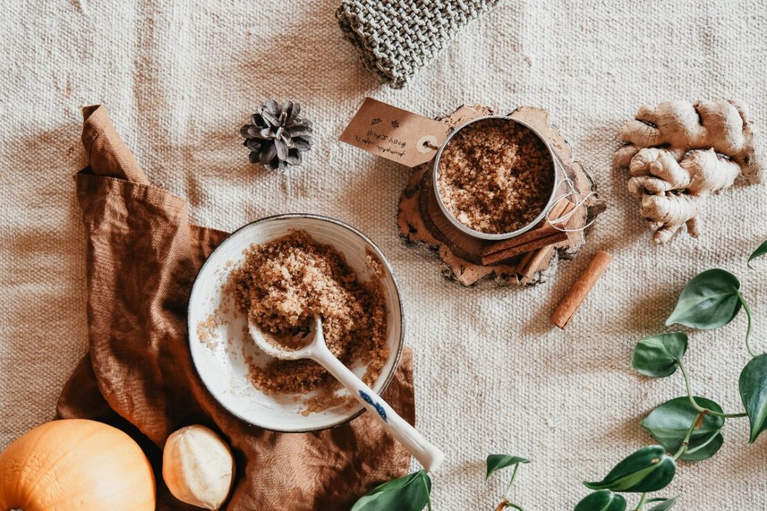 DIY Pumpkin Spice Brown Sugar Body Scrub