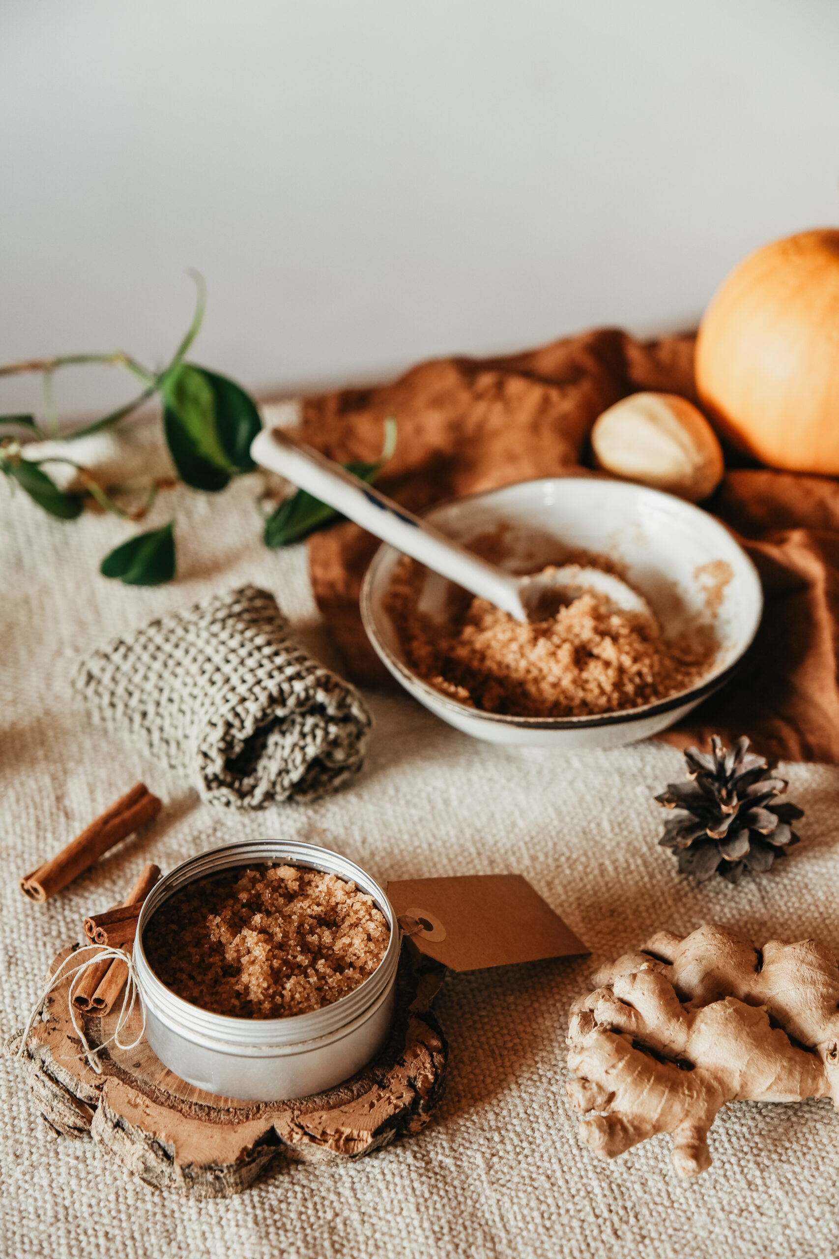 pumpkin sugar and spice body scrub