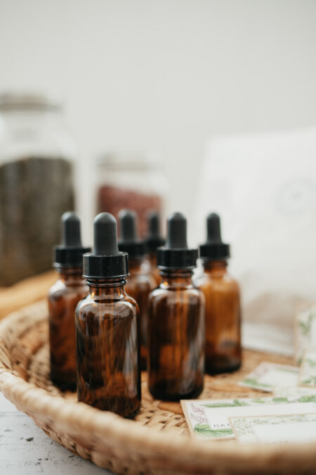 Buy tincture bottles in sets with pretty tincture labels