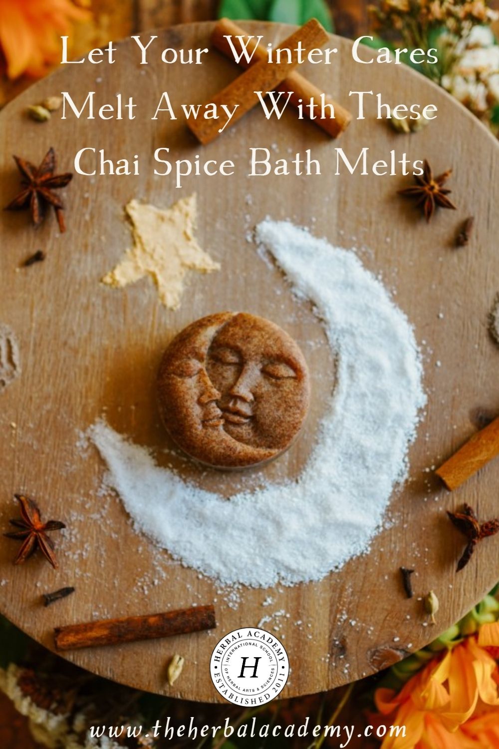 Let Your Winter Cares Melt Away With These Chai Spice Bath Melts | Herbal Academy | By creating your own batch of bath melts, you can let your cares melt away in soothing waters, for which your body and mind will be thankful.
