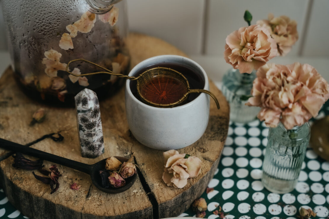 In Bloom: Floral Tea Recipe for the Full Moon by Herbal Academy