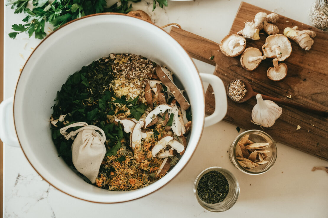 mushroom broth by Herbal Academy