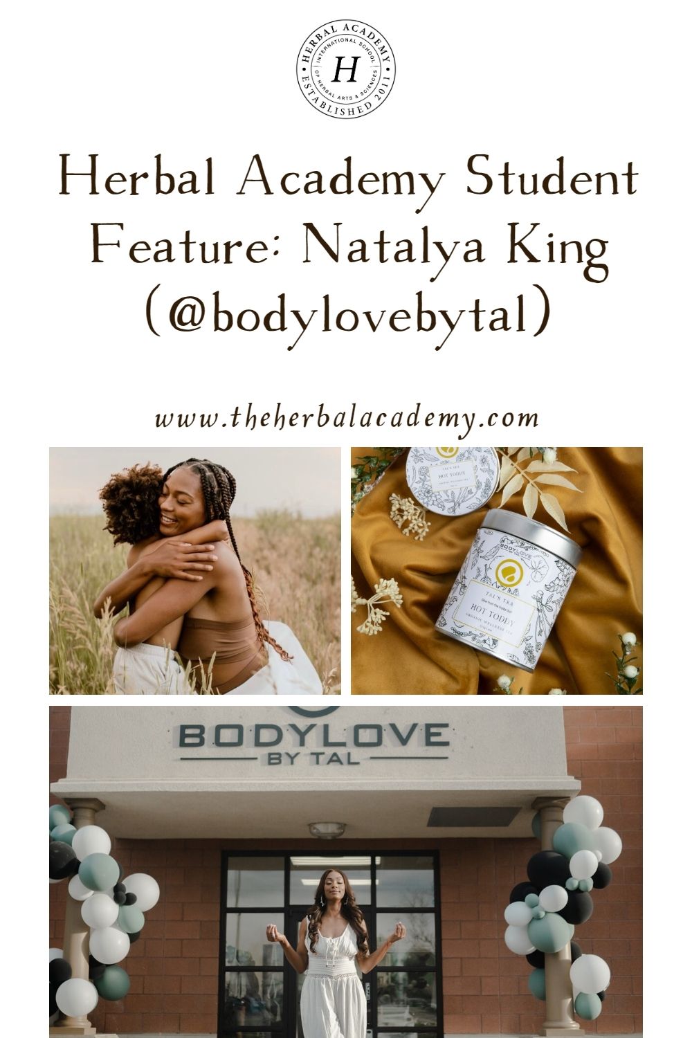 Herbal Academy Student Feature: Natalya King (@bodylovebytal) | Herbal Academy | We interviewed Natalya King, owner of BodyLove by Tal in Parker, Colorado. BodyLove by Tal is a flourishing herbal and skincare brand.