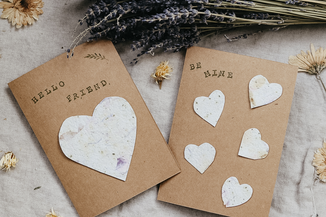 Handmade Cards With Plantable Seed Paper by Herbal Academy