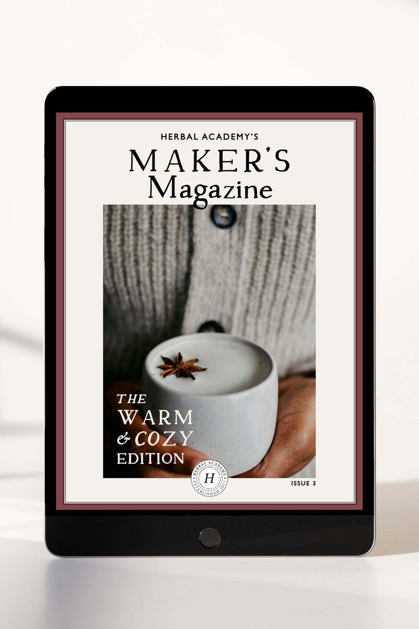 Herbal Academy's Maker's Magazine cover photo
