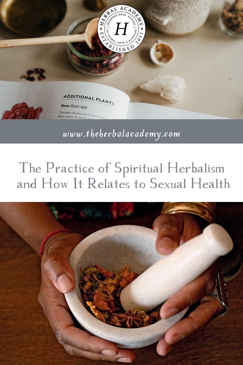 The Practice of Spiritual Herbalism and How It Relates to Sexual Health | Herbal Academy | This book excerpt introduces the intersection of spiritual herbalism and sexual health, tying it together with poignant spiritual insights.
