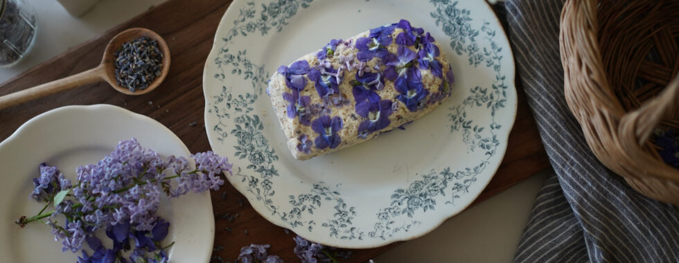 Homemade Butter with Lavender, Cardamom, and Fresh Flowers by Herbal Academy