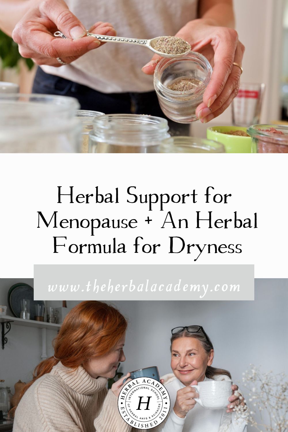 Herbal Support for Menopause + An Herbal Formula for Dryness | Herbal Academy | The transition into menopause can be a challenging time and this herbal formula is designed to soothe overall dryness related to menopause.