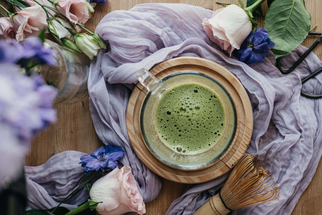 A Calming Yet Energizing Lavender Matcha Latte Recipe by Herbal Academy