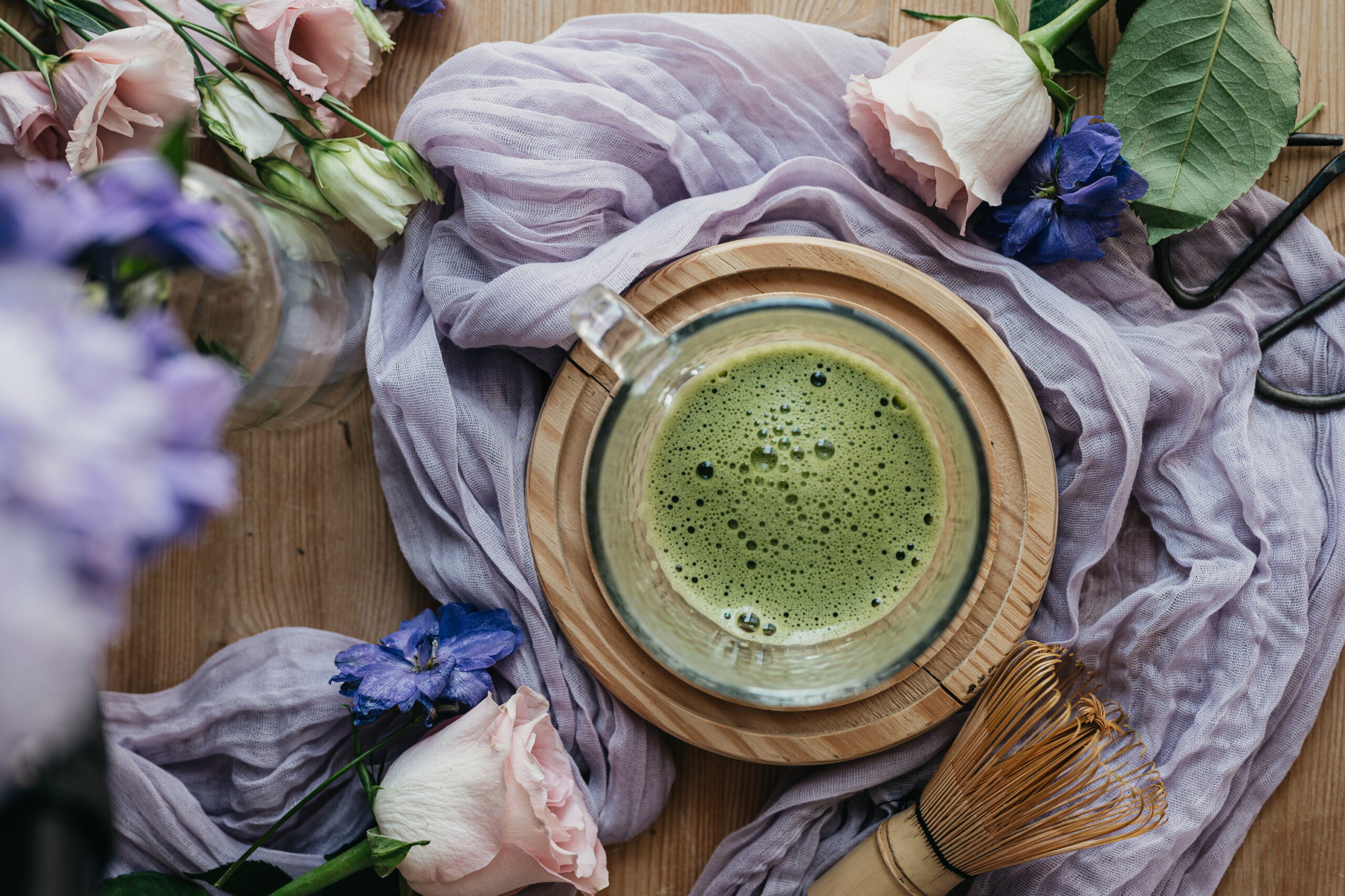 A Calming Yet Energizing Lavender Matcha Latte Recipe – Herbal Academy