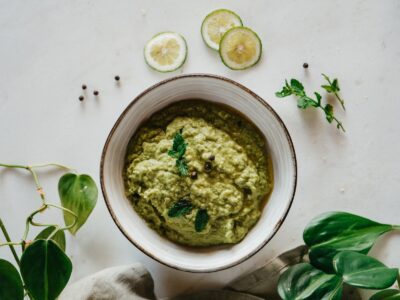 Green Pea Hummus Recipe with Fresh Mint by Herbal Academy