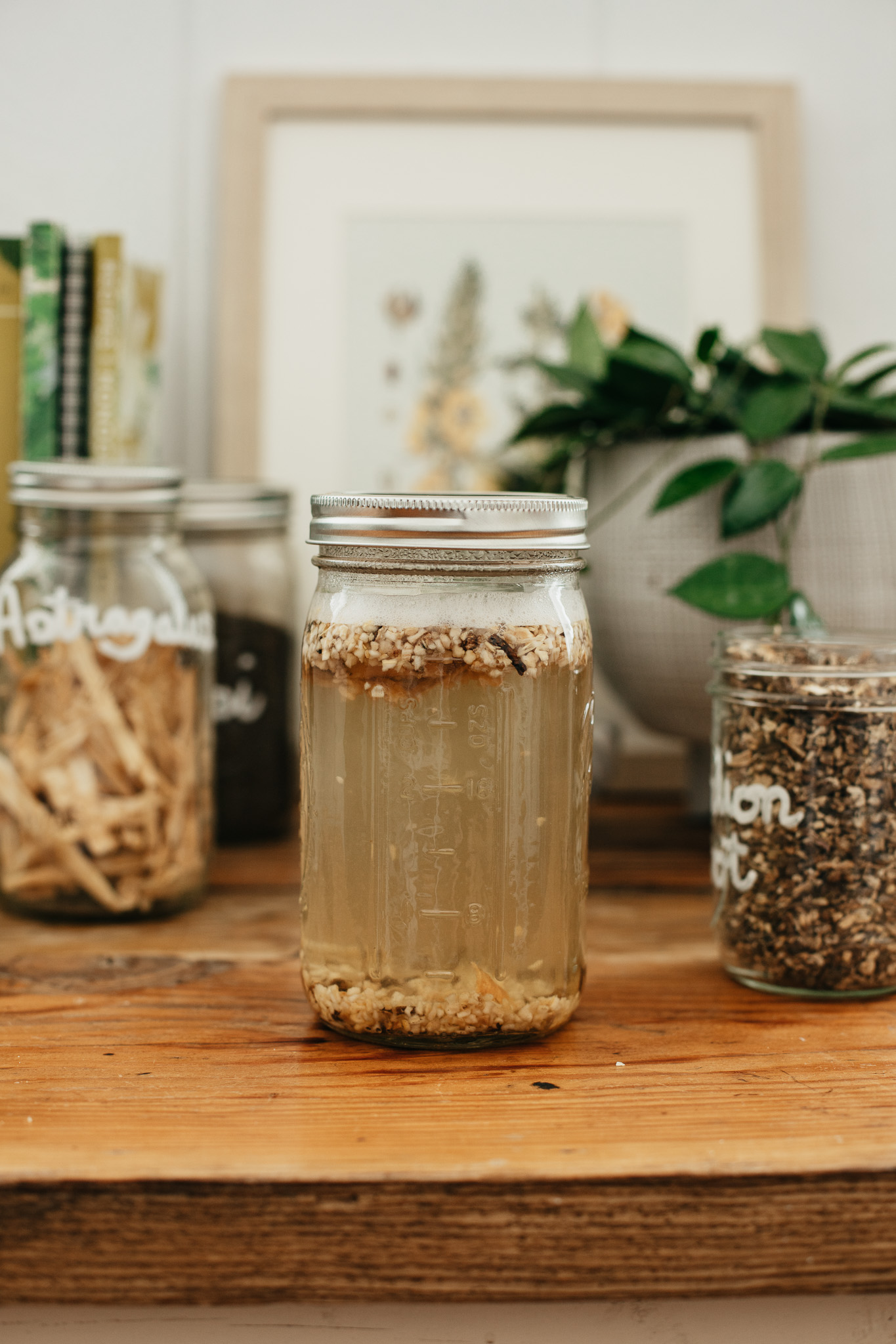 jar of autumn root tonic