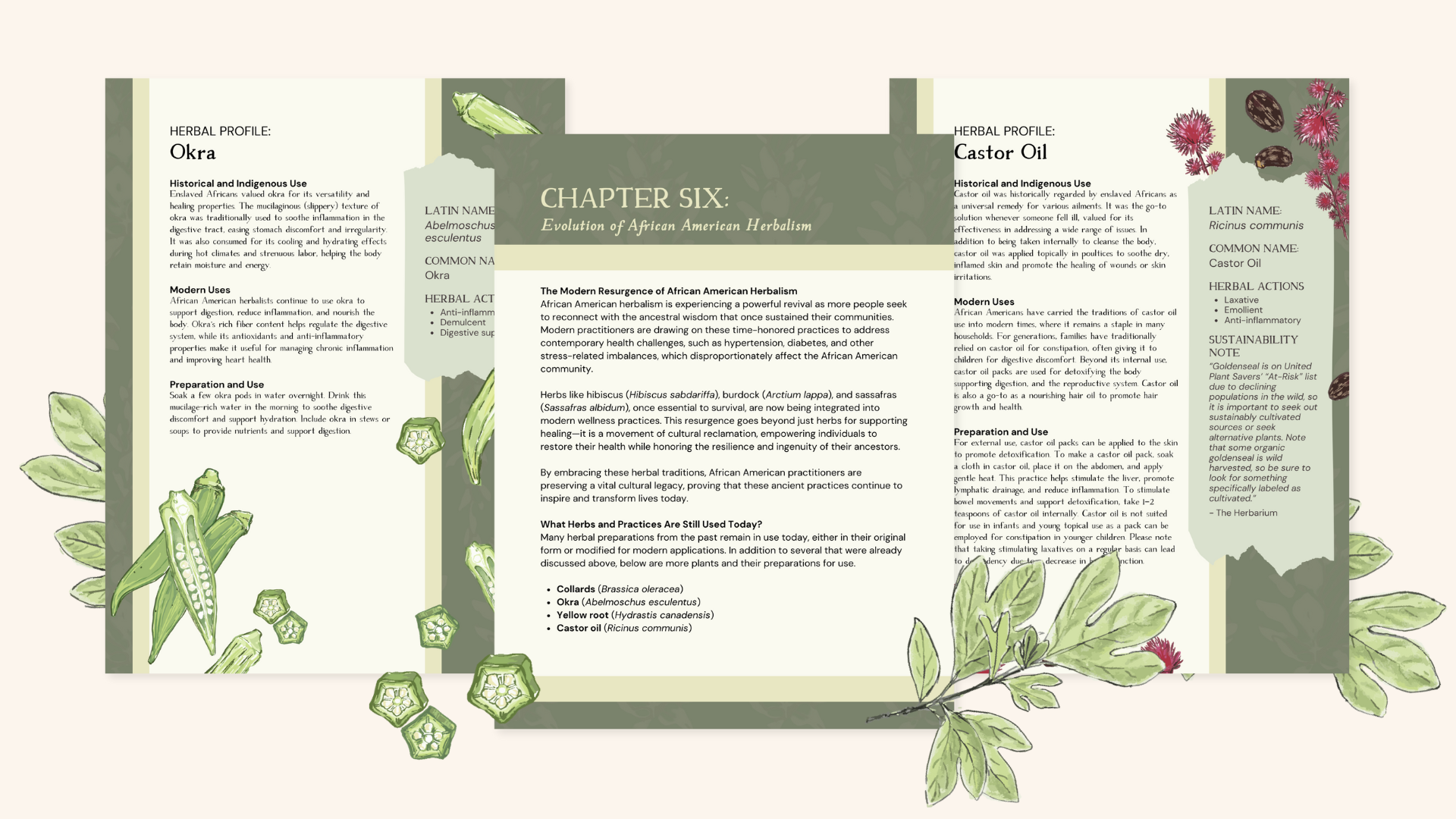 pages from the African American Herbalism ebook