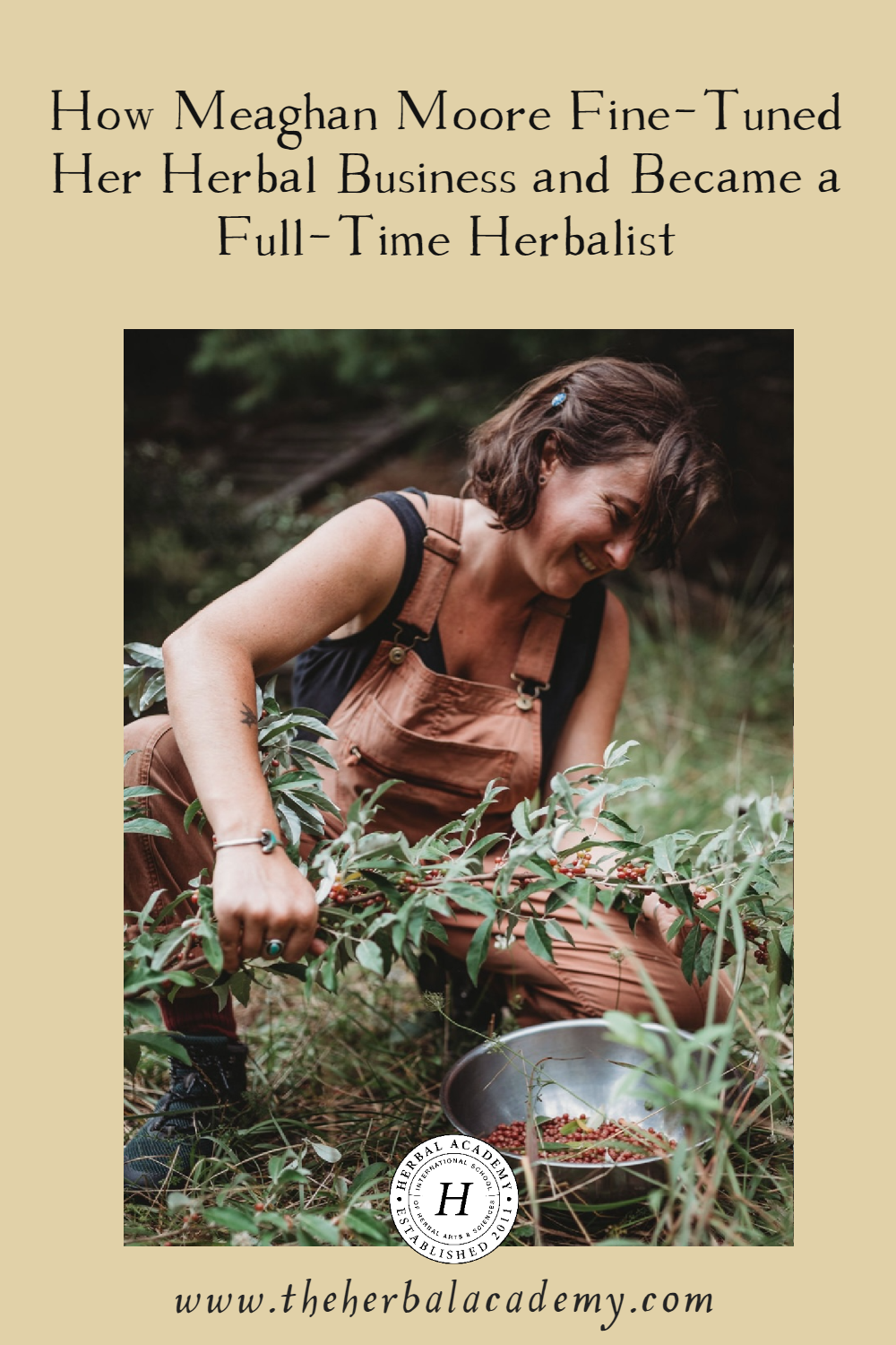 Meaghan Moore is the herbal business owner behind Blooming Mountains Botanical Sanctuary, an herb farm and plant oasis.