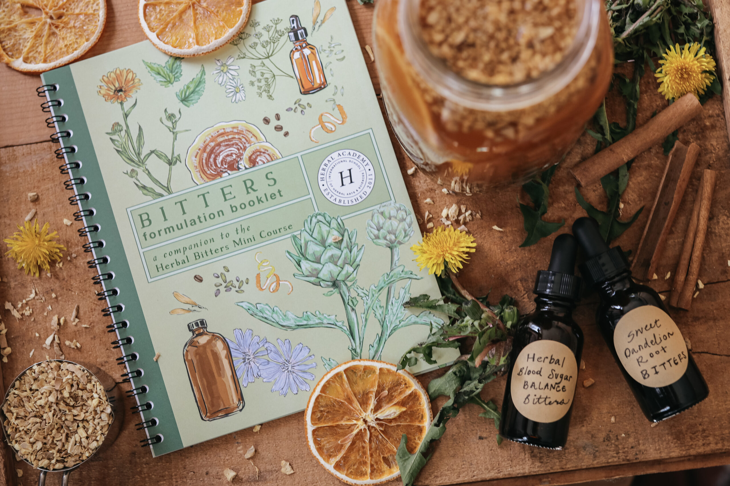 Bitters Formulation Booklet by Herbal Academy