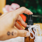 cooling body spray with rose and peppermint essential oil by Herbal Academy