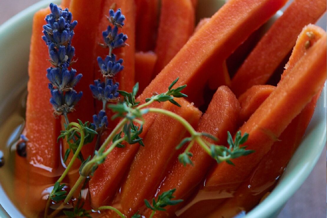 How to Make Pickled Carrots with Lavender by Herbal Academy
