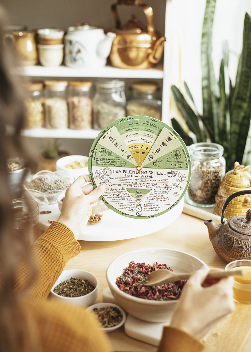 Tea Blending Wheel
