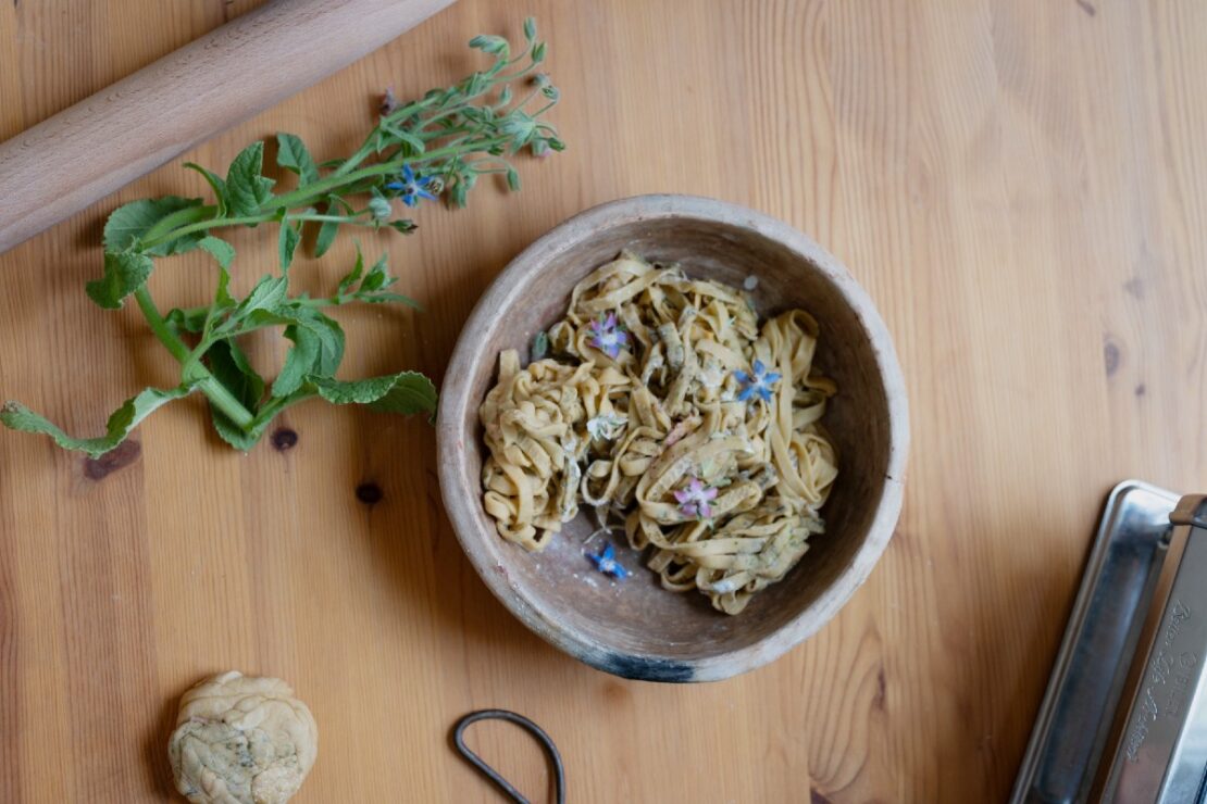 Herb and Flower Homemade Pasta Recipe by Herbal Academy