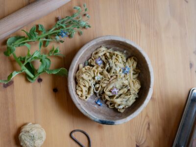 Herb and Flower Homemade Pasta Recipe by Herbal Academy
