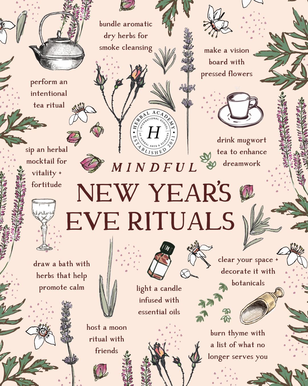 New Year's Eve Rituals graphic