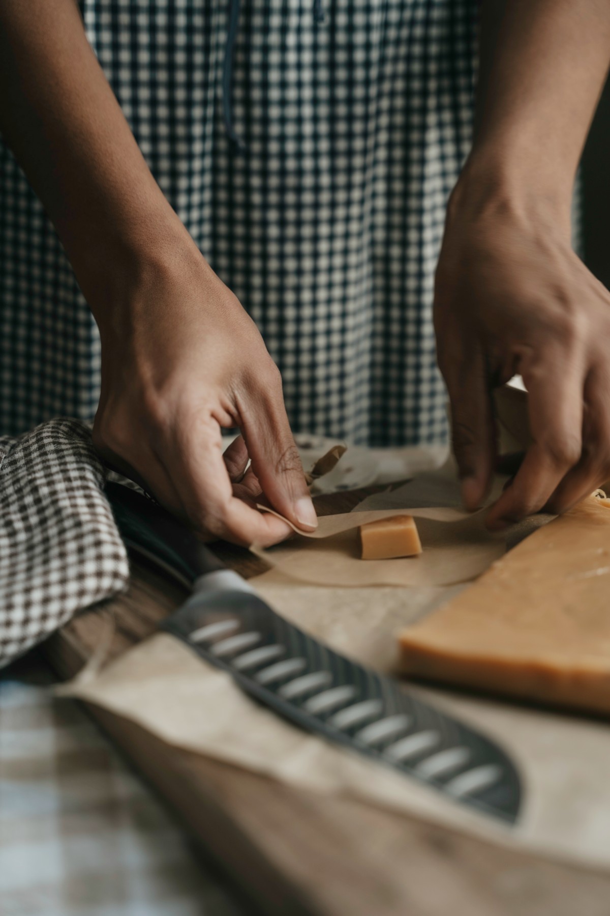 Wrapping Spiced Caramels