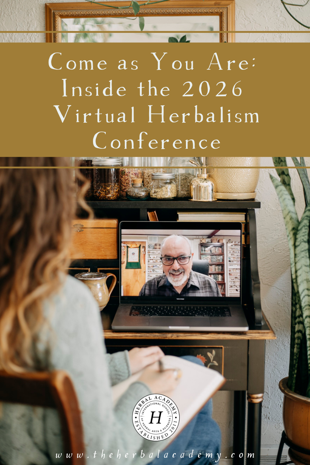 Come as You are Inside the 2026 Virtual Herbalism Conference Pinterest image