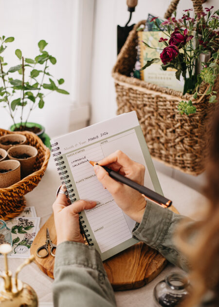 Herbal Academy Garden Planner - Planting Log