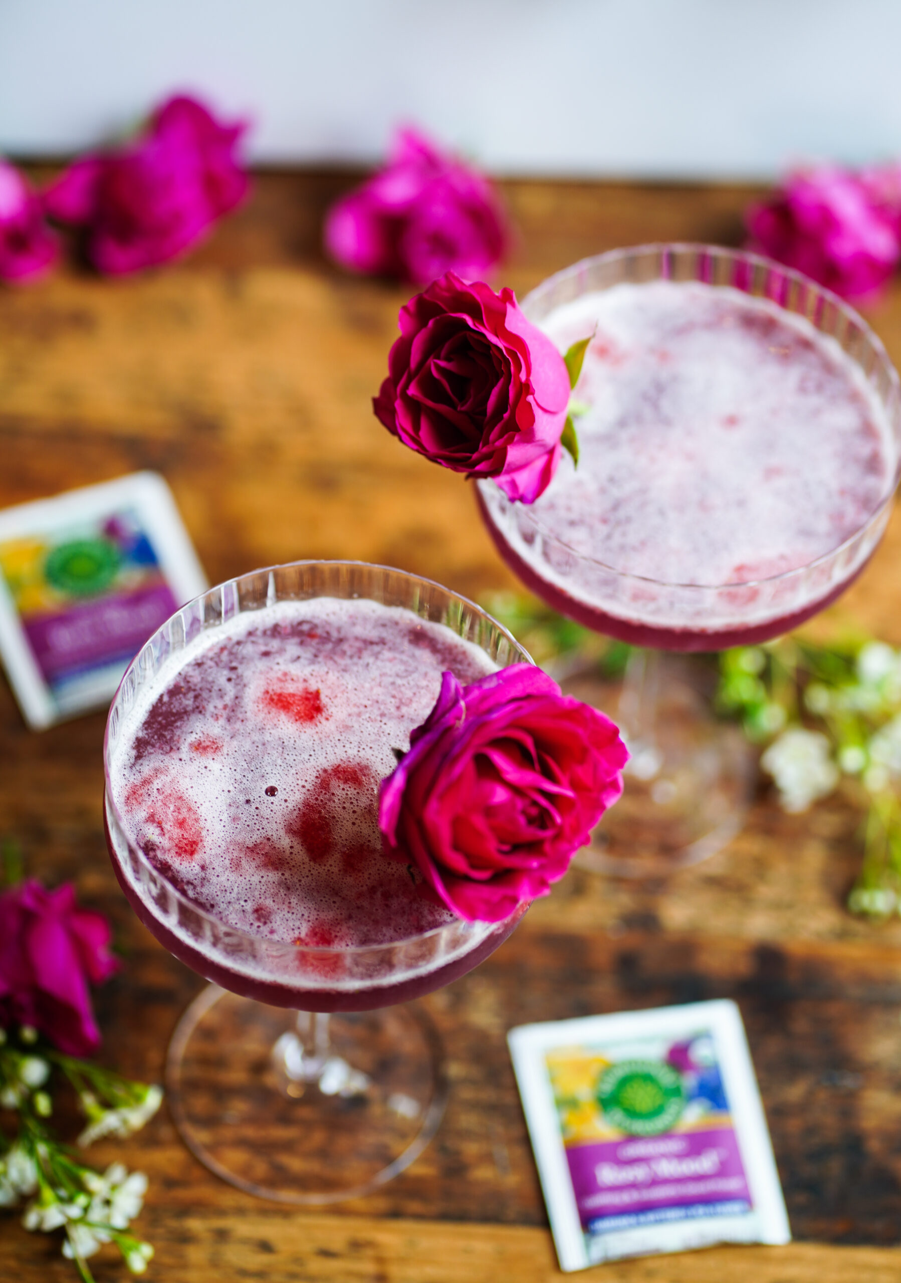 Treat Yourself With This Strawberry Rose Sorbet Float Drink Recipe by Herbal Academy