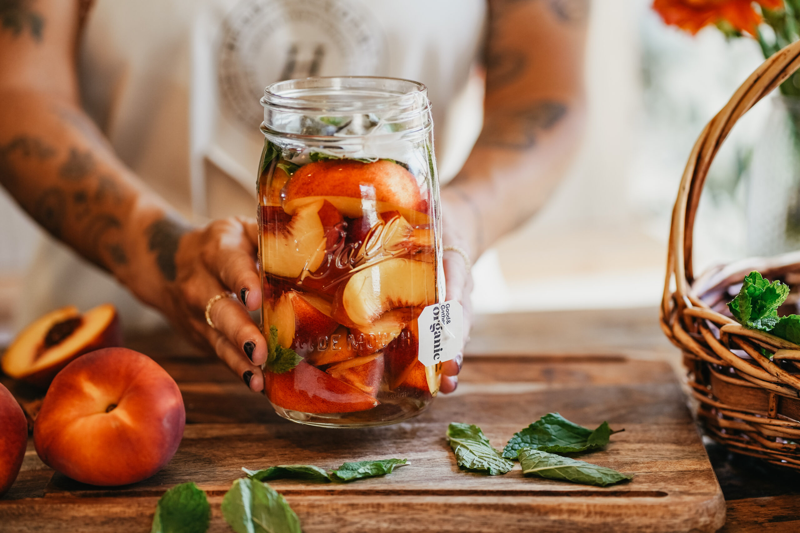 Peppy Peach Tea Recipe