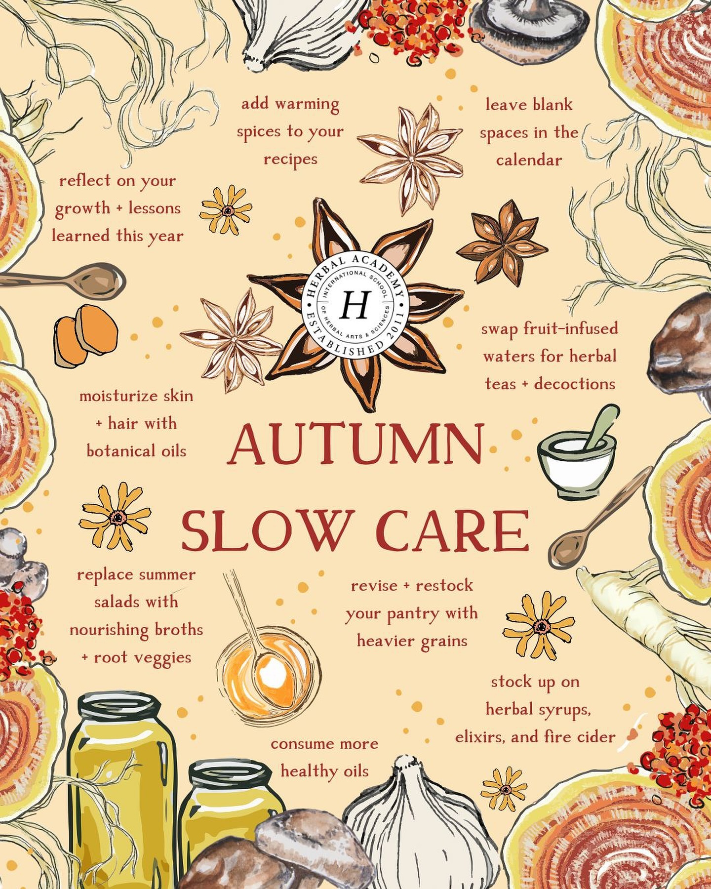 9 Ways to Practice Autumn Self-Care by Herbal Academy