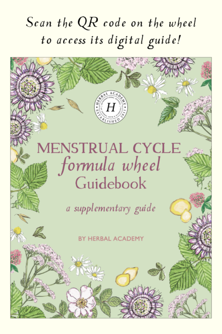 Herbal Academy - Menstrual Cycle Formula Wheel Guidebook Herbal Academy - Menstrual Cycle Formula Wheel Guidebook
