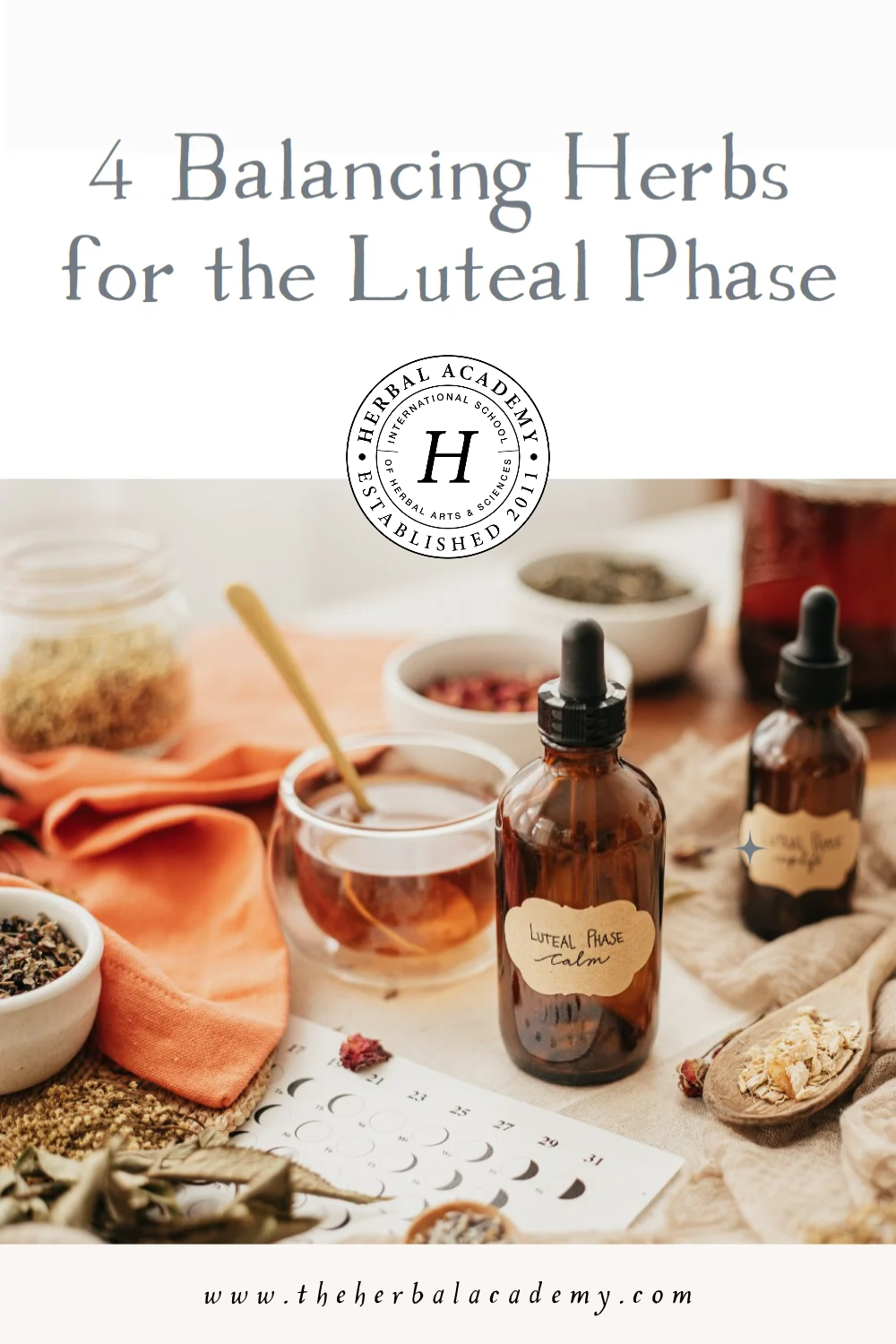 About 60% of women experience anxiety alongside other PMS symptoms every month. If you're seeking more ease, try these balancing herbs for the luteal phase.